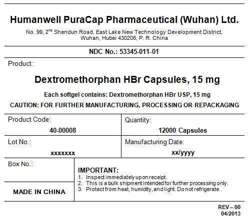 Dextromethorphan HBr 15 mg